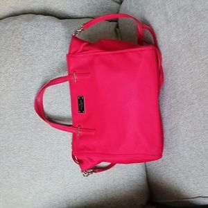 Kate Spade Wilson Road nylon and leather satchel bag